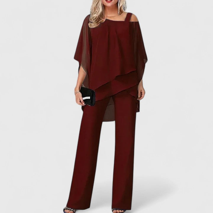 Amely | Elegant Two-Piece Pant Set