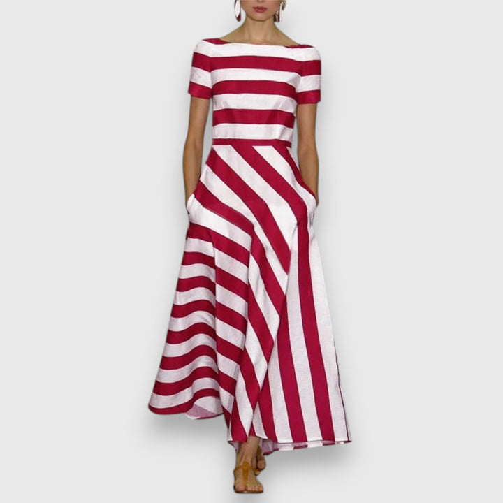 Lorie – Sophisticated Striped Dress