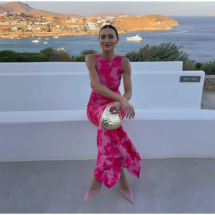 Amira - Elegant Floral Gown