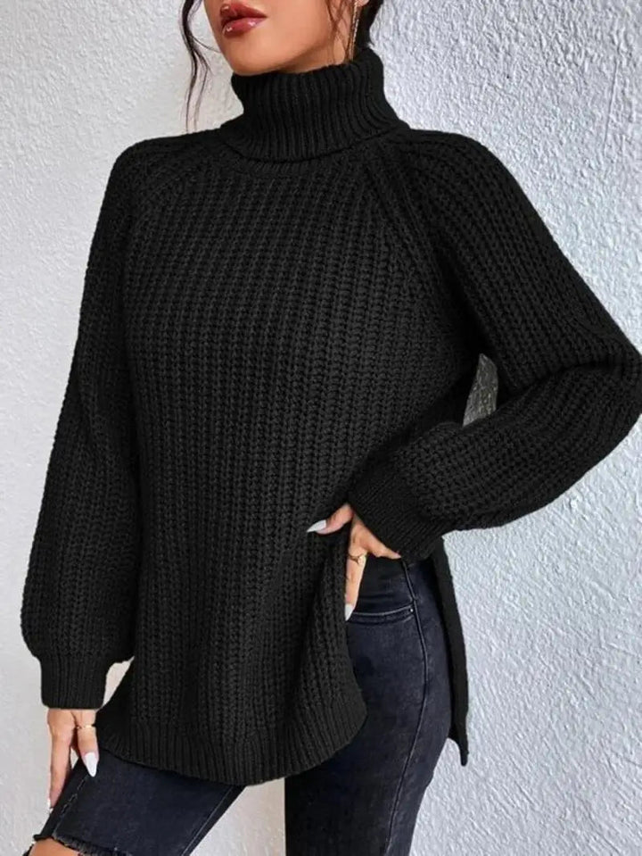 Ida | Comfortable Knit Turtleneck Long Sweater