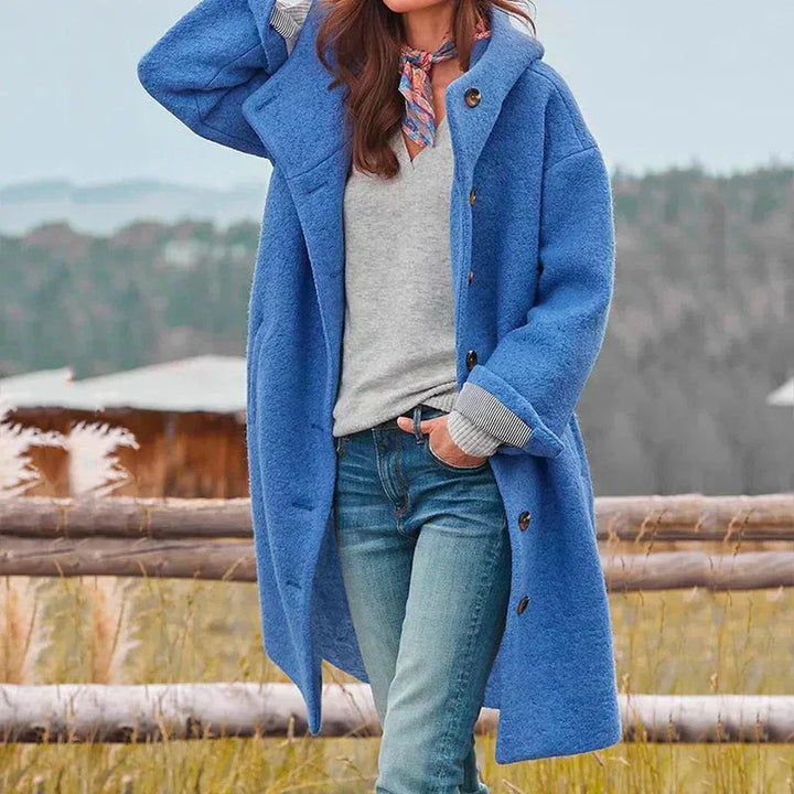 Sarah - Cosy Hooded Coat