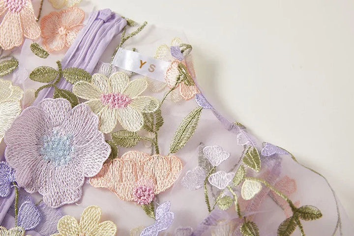 Solara - Floral Finesse Dress