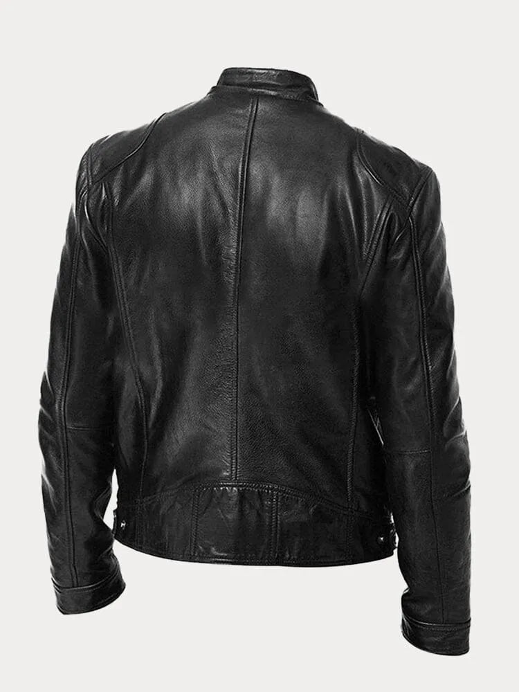 VINA – STYLISH BIKER LEATHER JACKET FOR MEN