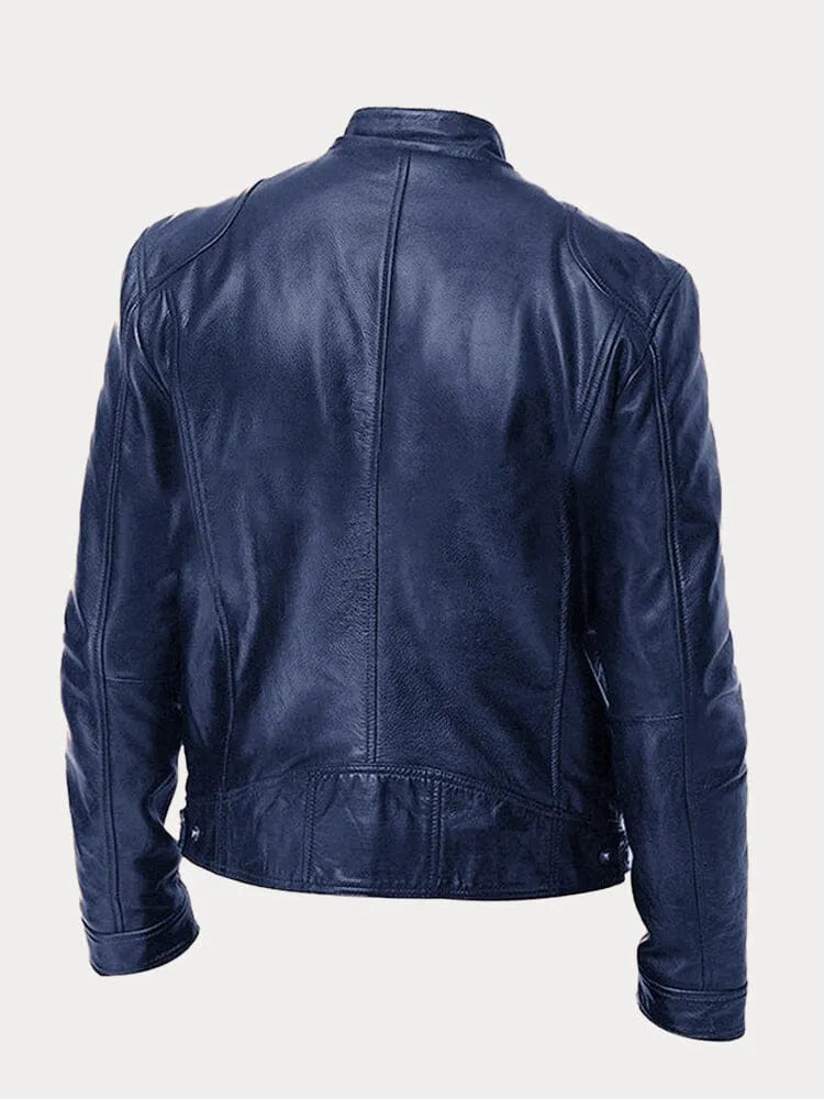 VINA – STYLISH BIKER LEATHER JACKET FOR MEN