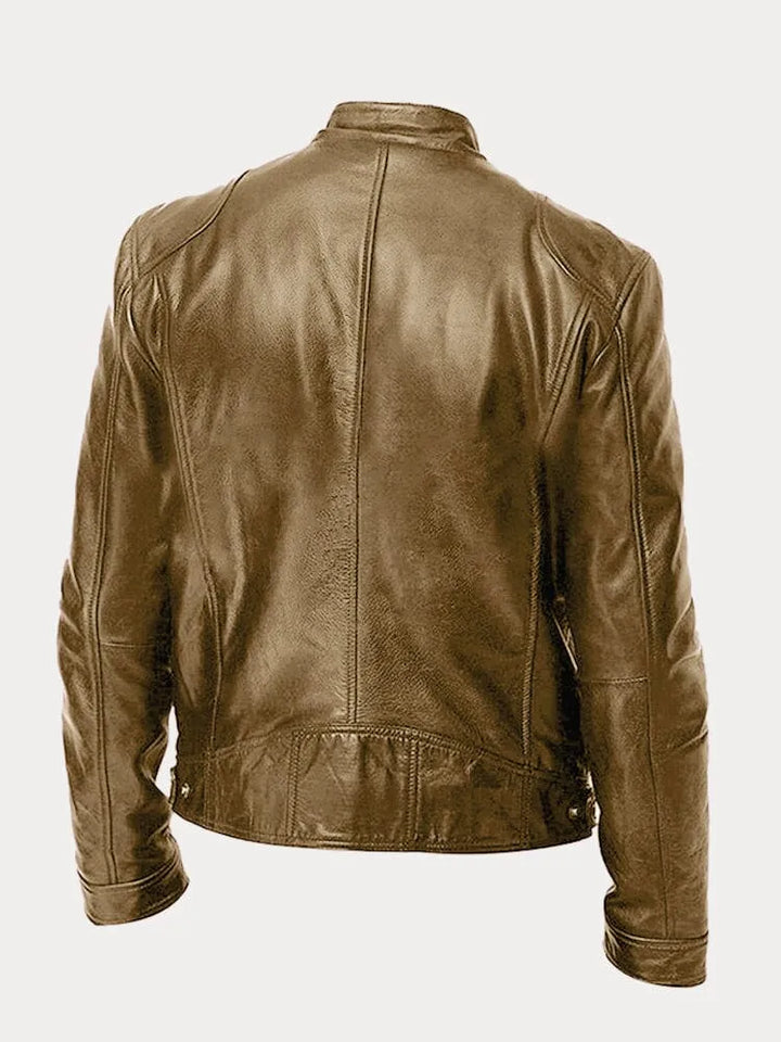 VINA – STYLISH BIKER LEATHER JACKET FOR MEN