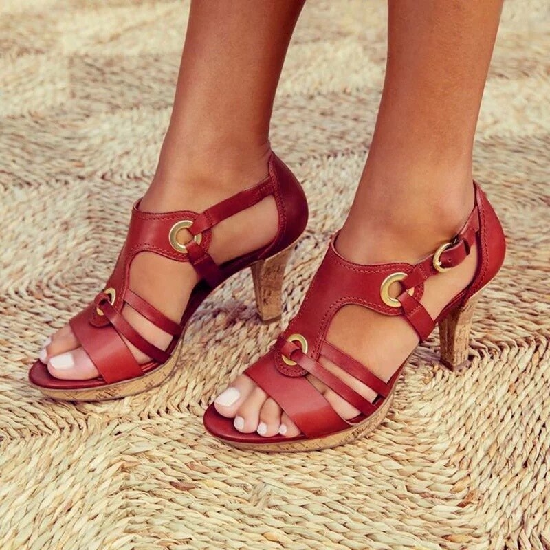 ISANIRA – ELEGANT COMFORT HEEL SANDALS