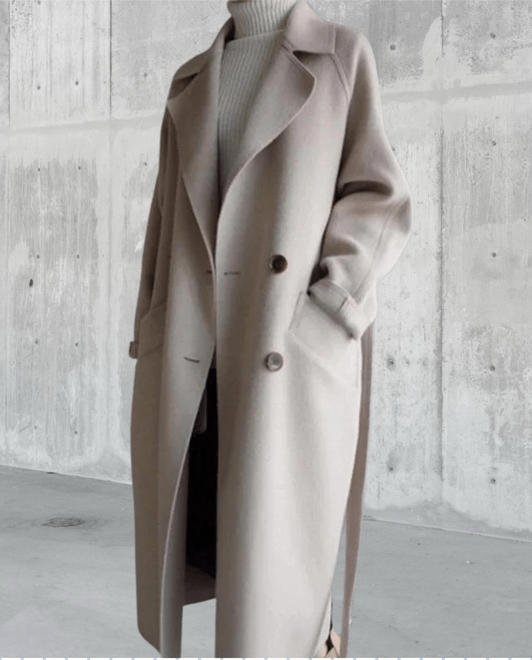 Sarah - Longline Wool Coat