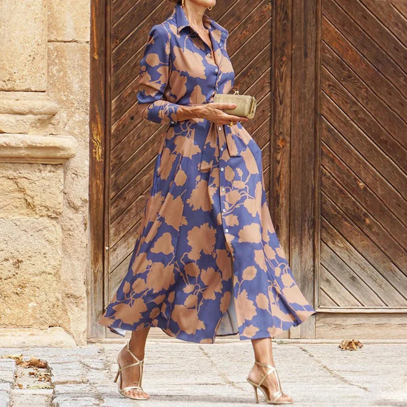 Floriza – Classic Shirt Style Dress