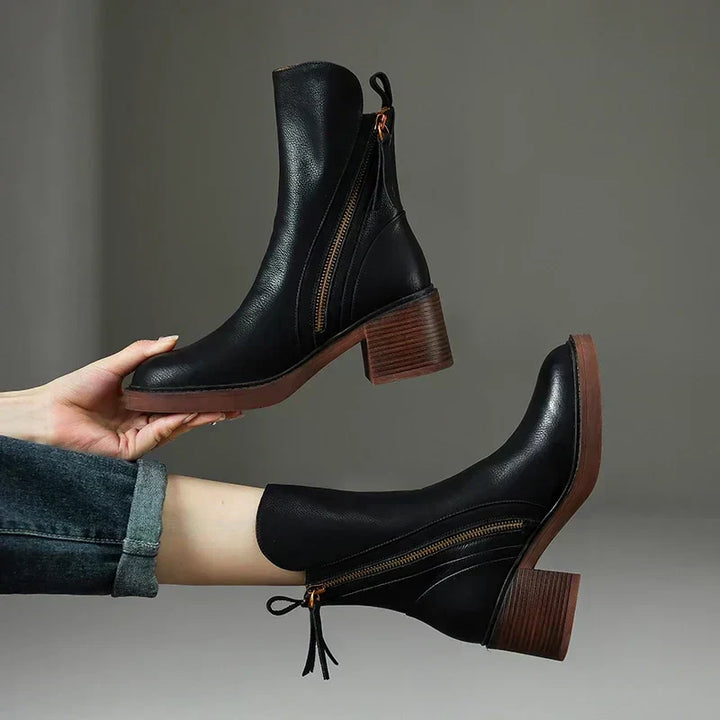 Meadow - Leather Ankle Boots