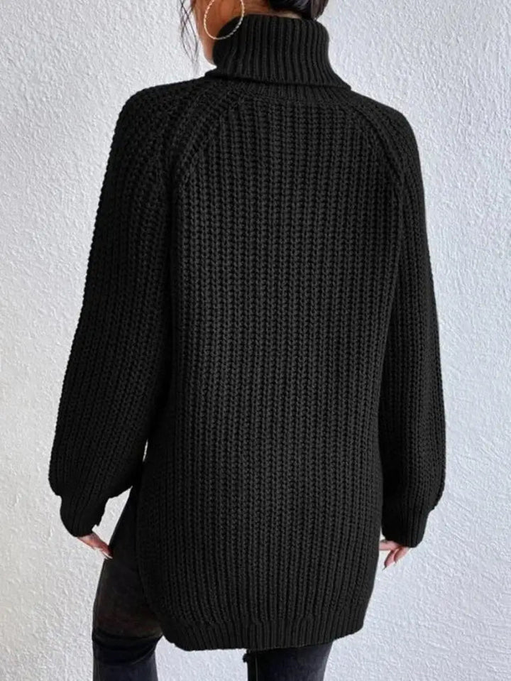 Ida | Comfortable Knit Turtleneck Long Sweater