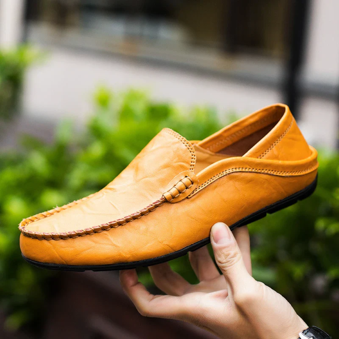 Effortless Elegance Leather Loafers