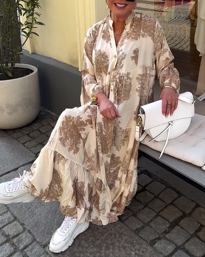 AZRIELLE – LONG FLORAL DRESS