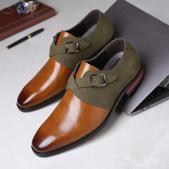 Evelyn - Buckle Suede Loafer