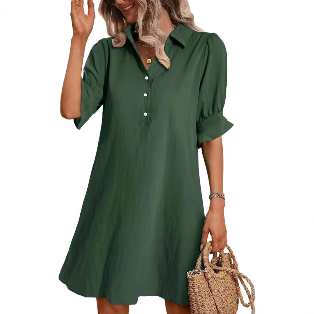 ALETHEA – ELEGANCE BUTTON-DOWN DRESS