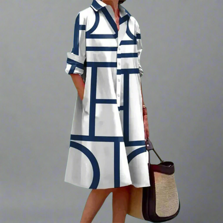 AVENLYRA – ELEGANT MIDI DRESS FOR EFFORTLESS STYLE