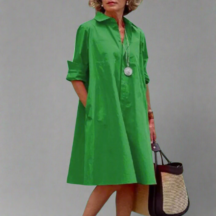 RENITHA – ELEGANT MIDI DRESS WITH TIMELESS CHARM