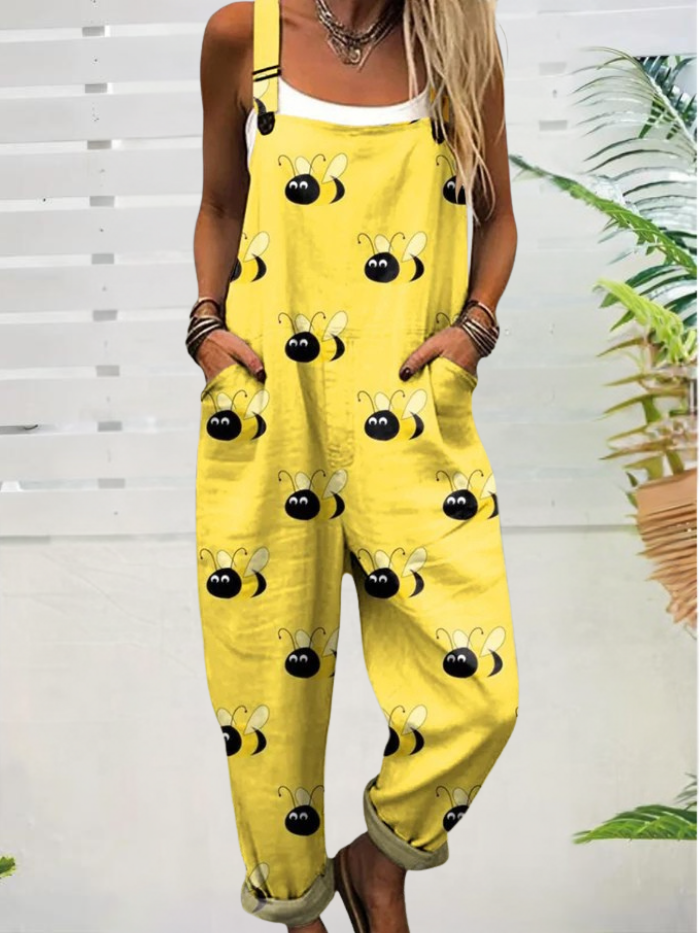 Women's Jumpsuit - Yellow Friends