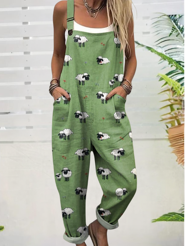 Women's Jumpsuit - Cozy Sheeps