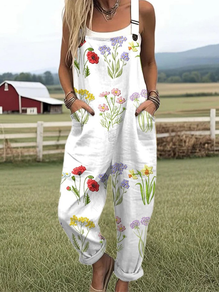 ELVYRA – BLOOMING EASE WIDE-LEG JUMPSUIT
