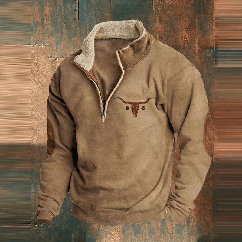 ARIVELLEA – GRAPHIC ZIP-UP SWEATSHIRT FOR MEN