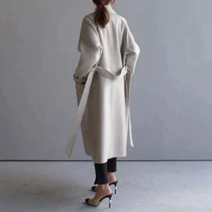 Sarah - Longline Wool Coat