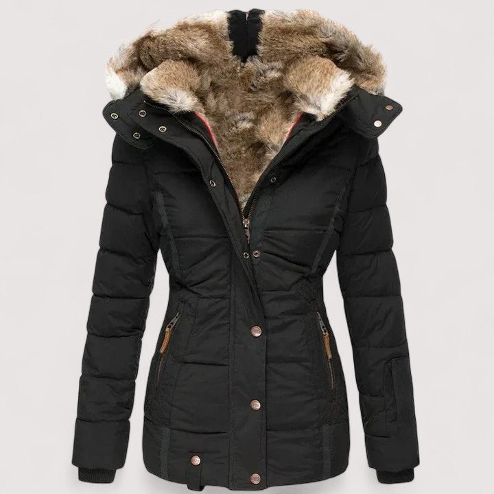 Tatiana | Warm Winter Coat with Fur Lining