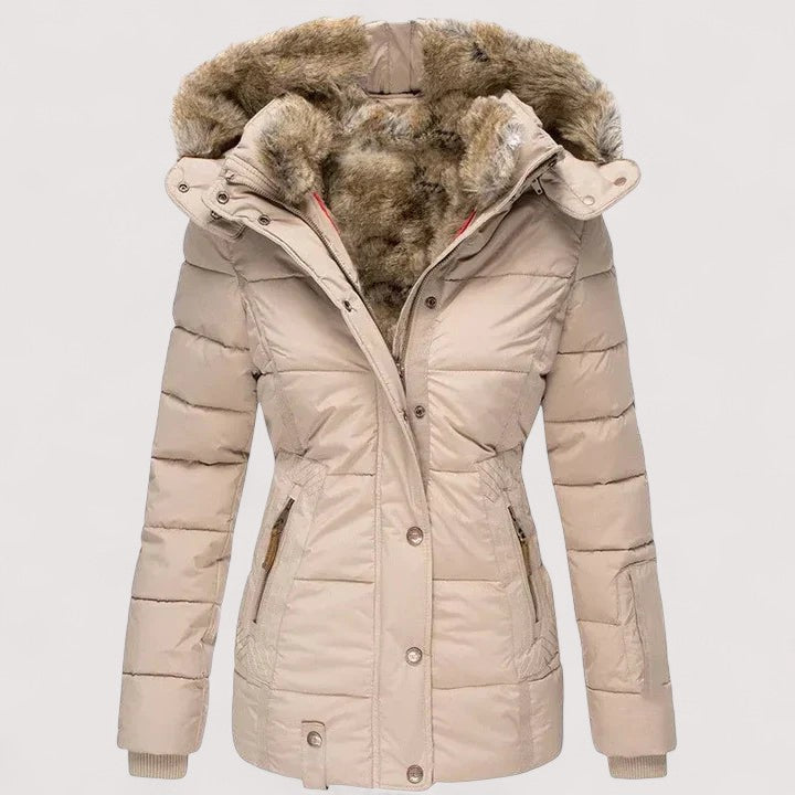 Tatiana | Warm Winter Coat with Fur Lining