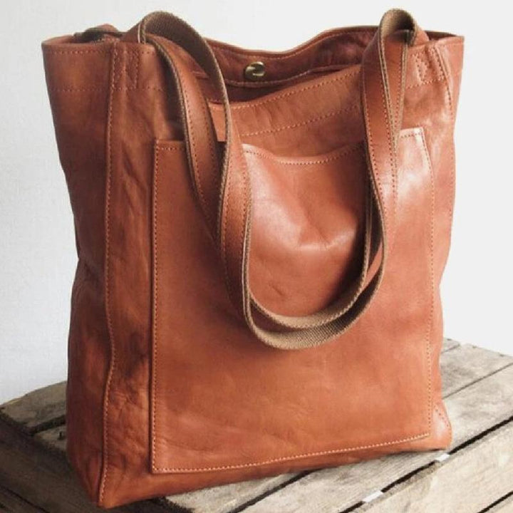 Elysia - Classic Leather Tote