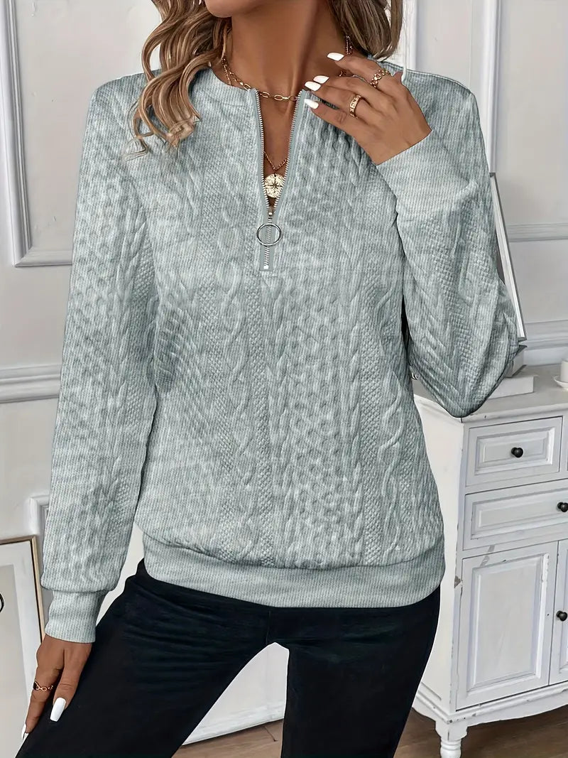 Herald - Elegant Sweater with Zip