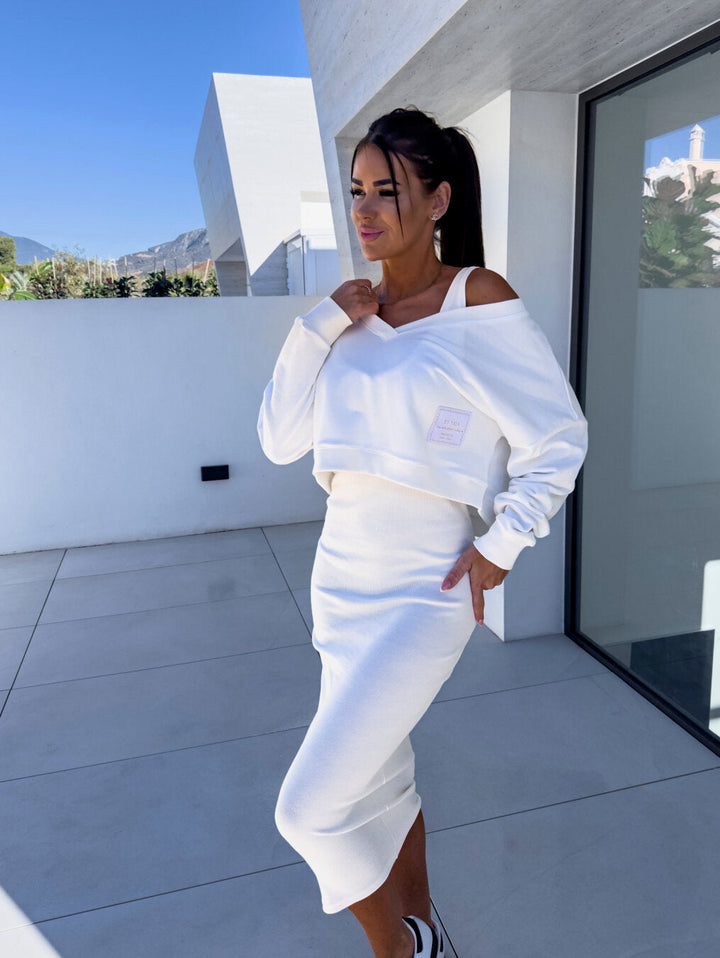 Willow – Casual Sweatshirt and Dress Set