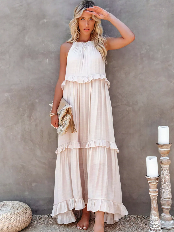 Mabel - Ruffle Breeze Maxi Dress