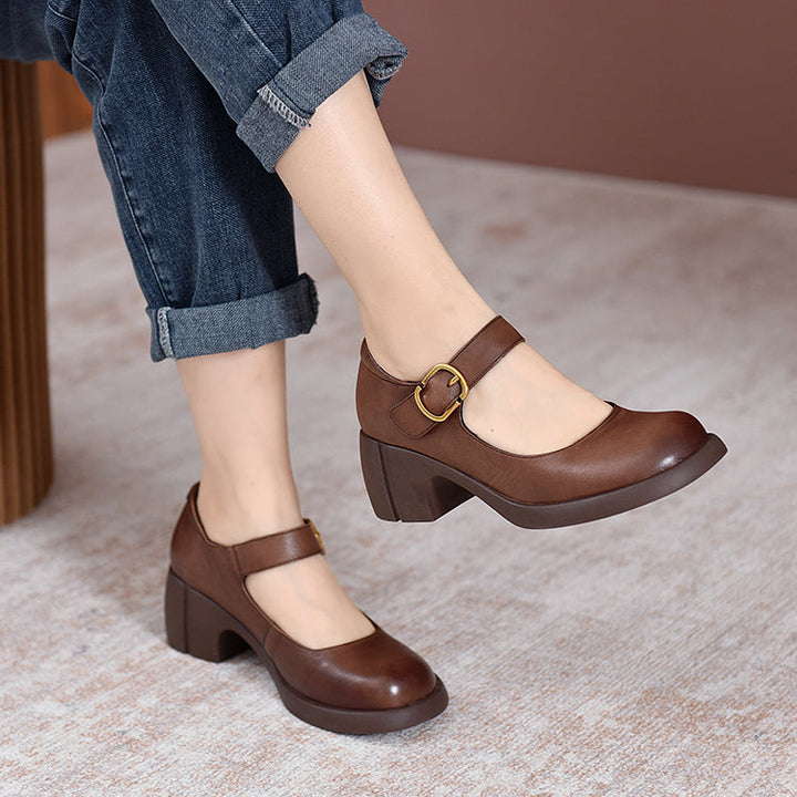 Jane's Boutique™ | Agnes Leather Mary Janes
