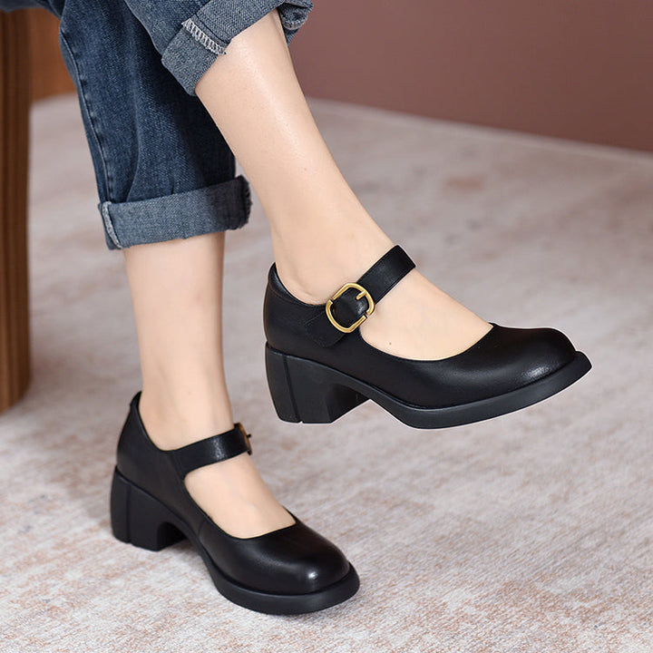 Jane's Boutique™ | Agnes Leather Mary Janes