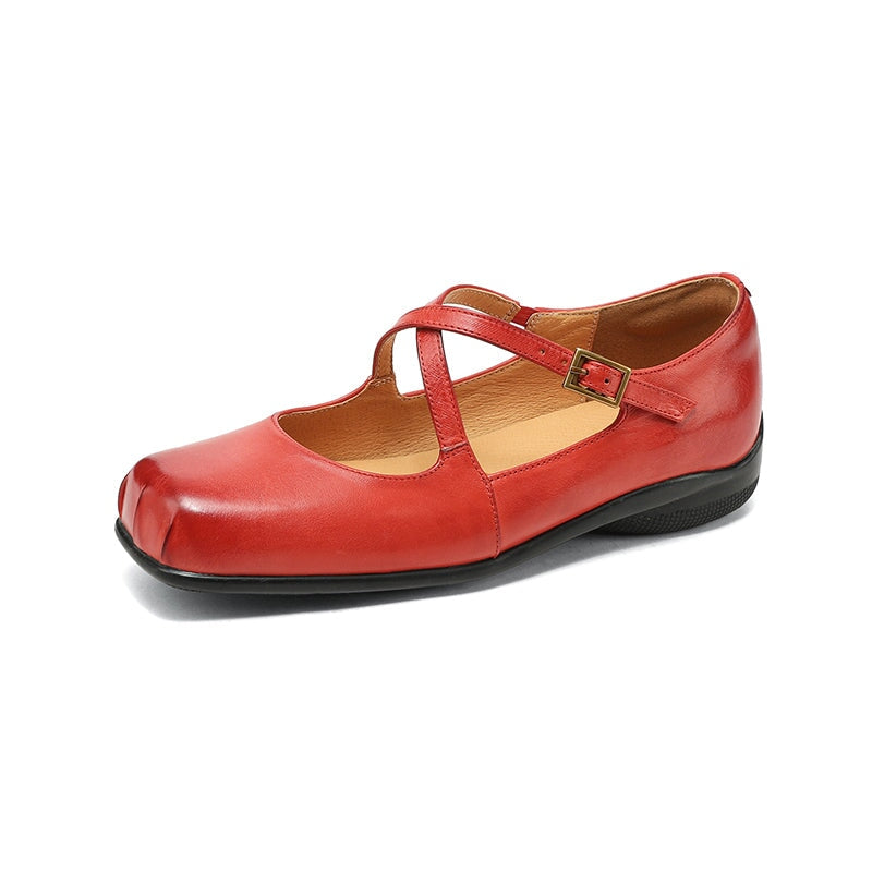 Jane's Boutique™ | Edith Leather Mary Janes