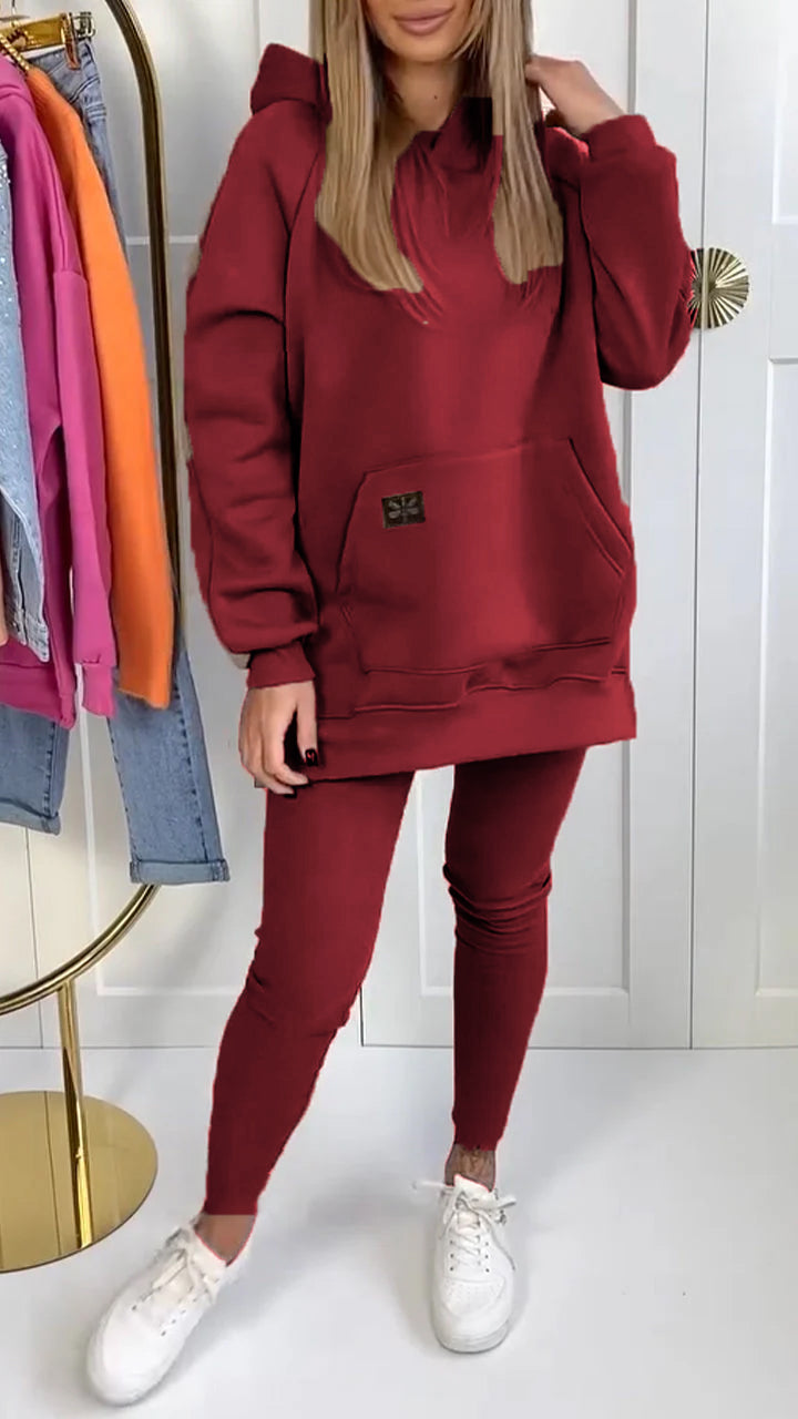 Nerina - Casual Hoodie and Leggings Set
