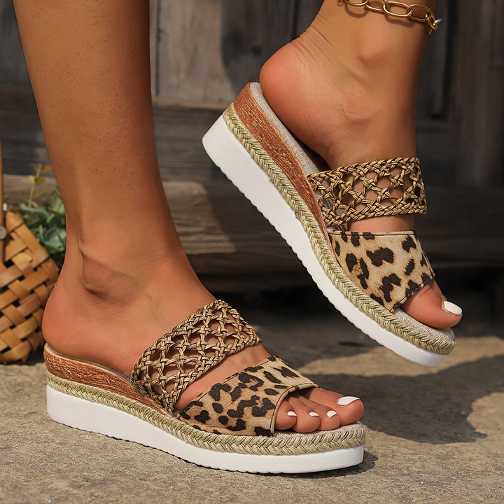 Sonoma - Woven Wedge Sandals Earthy charm