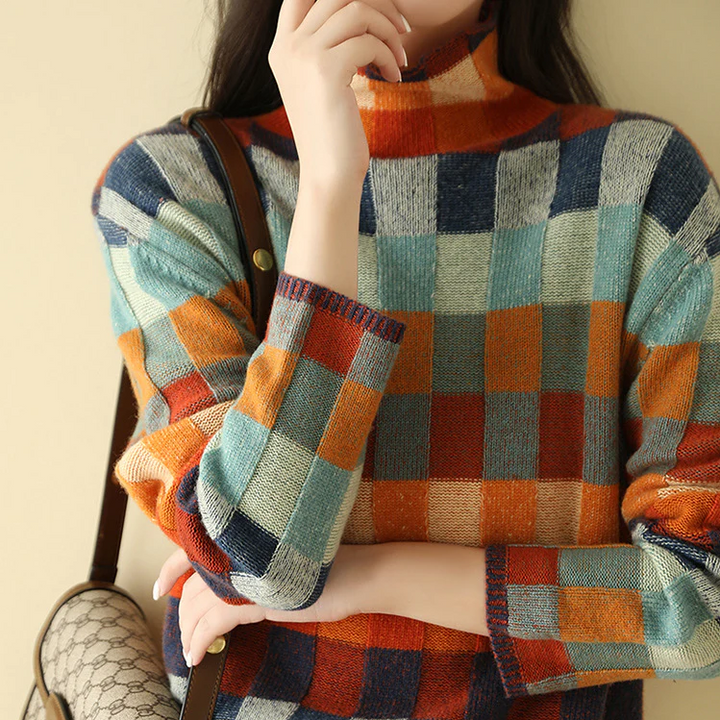 Nanika - Pattern Turtleneck Sweater