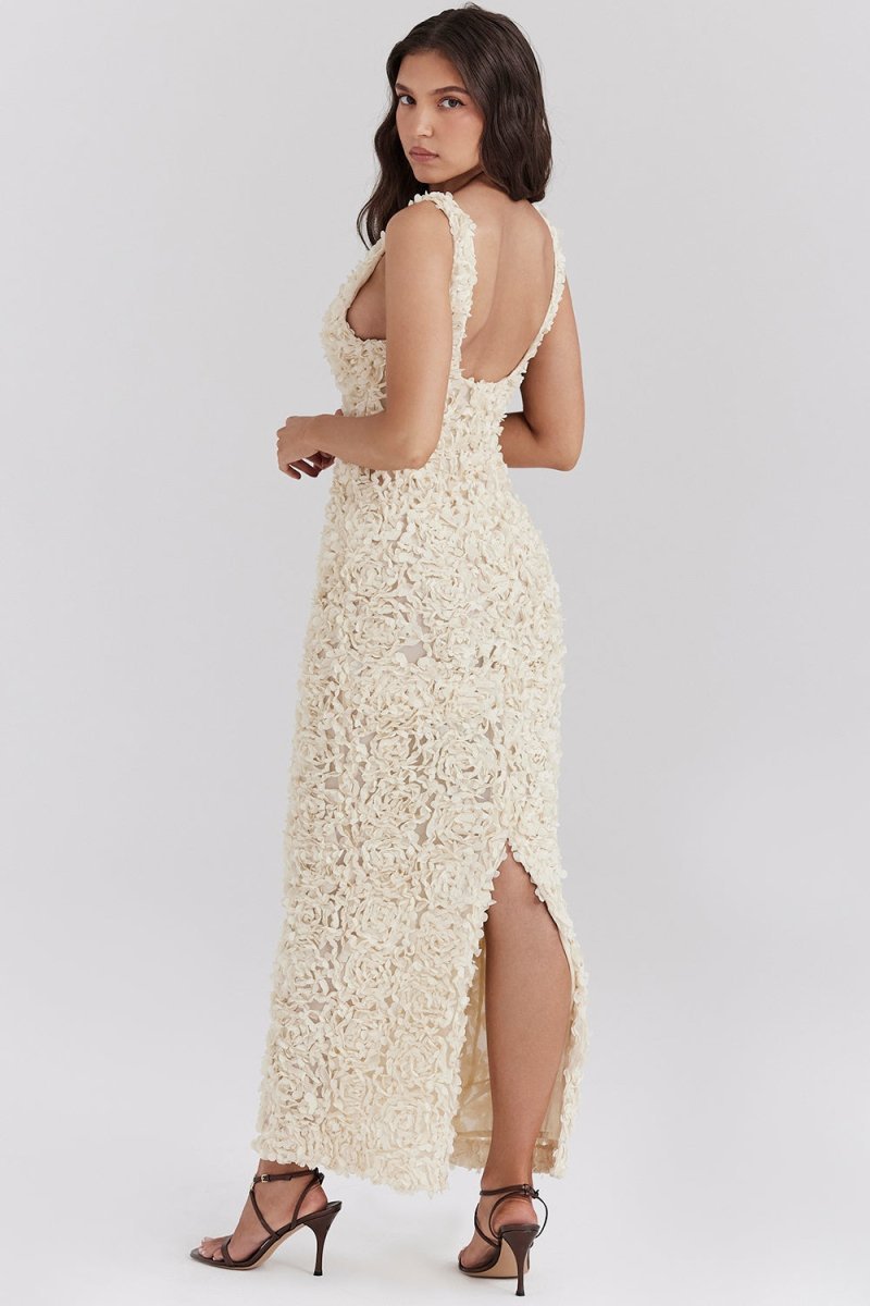 HAILEY - GRACEFUL PETAL-INSPIRED DRESS STYLE