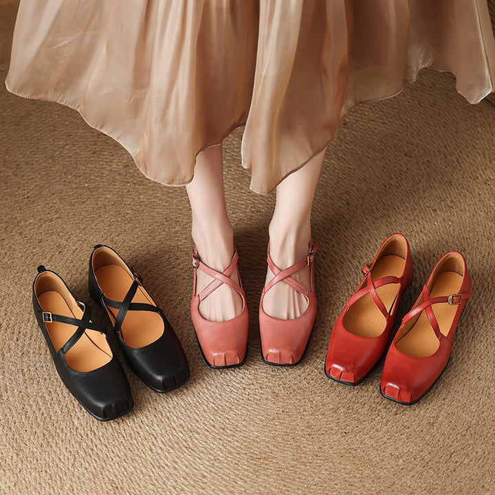 Jane's Boutique™ | Edith Leather Mary Janes