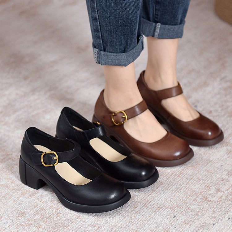 Jane's Boutique™ | Agnes Leather Mary Janes