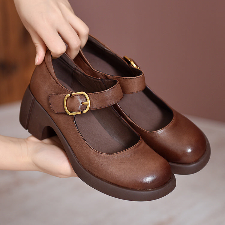 Jane's Boutique™ | Agnes Leather Mary Janes
