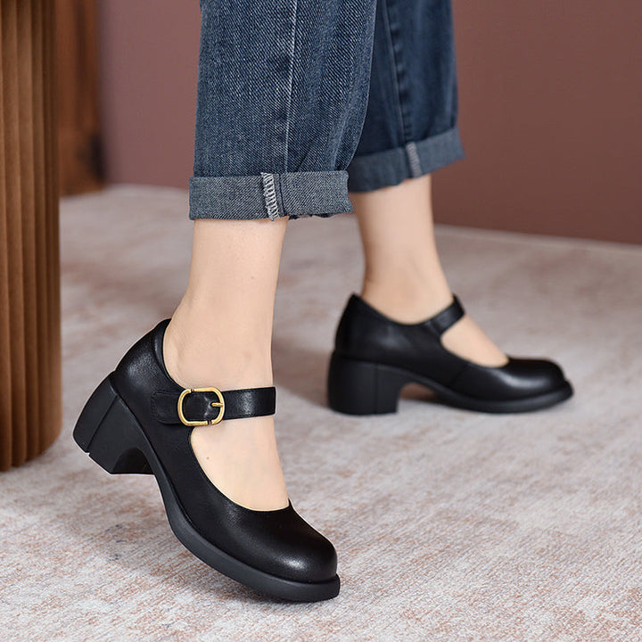Jane's Boutique™ | Agnes Leather Mary Janes