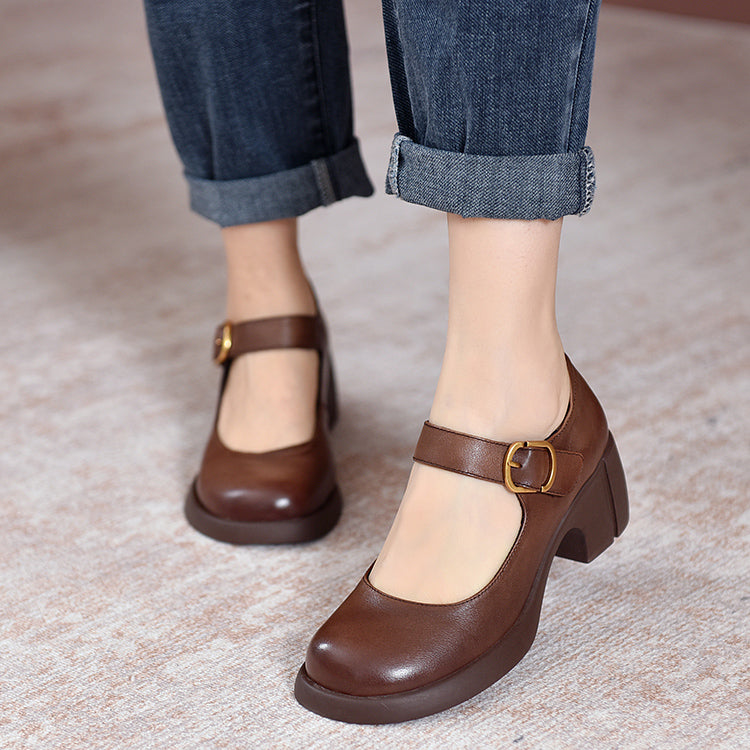 Jane's Boutique™ | Agnes Leather Mary Janes