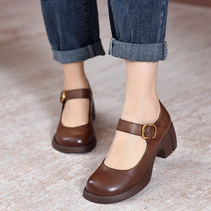 Jane's Boutique™ | Agnes Leather Mary Janes