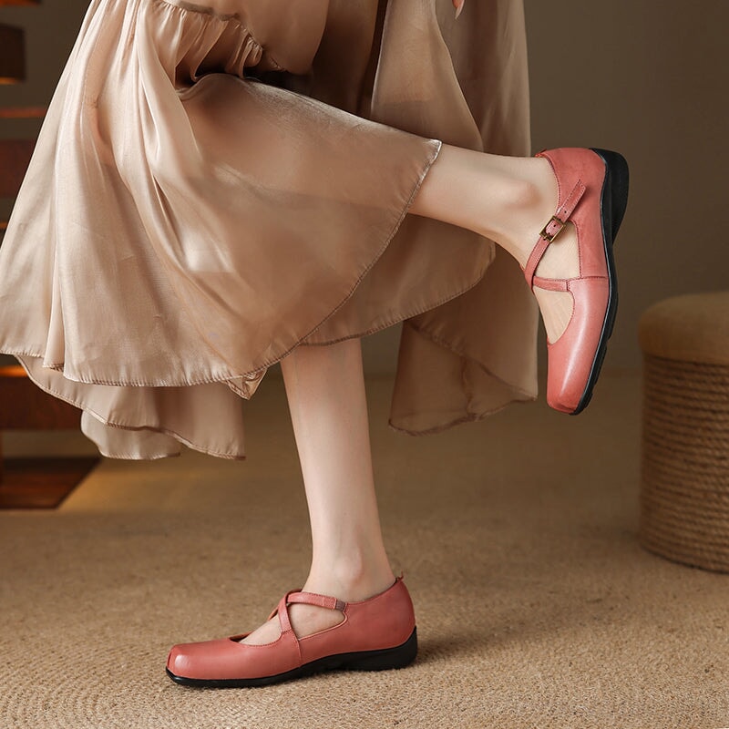 Jane's Boutique™ | Edith Leather Mary Janes