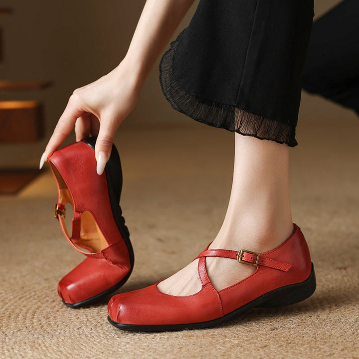 Jane's Boutique™ | Edith Leather Mary Janes