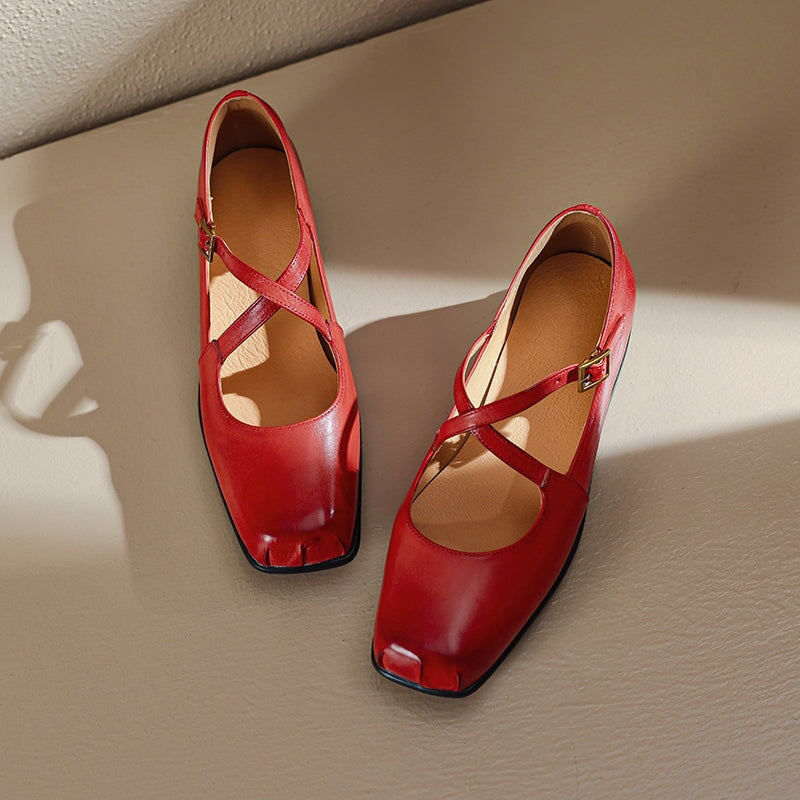 Jane's Boutique™ | Edith Leather Mary Janes