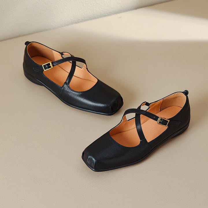 Jane's Boutique™ | Edith Leather Mary Janes