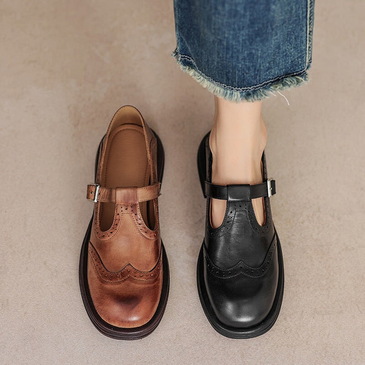 Jane's Boutique™ | Risla Leather Mary Janes