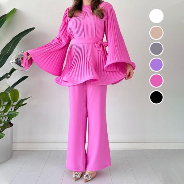 LUMINA – PLEATED TWO-PIECE SET